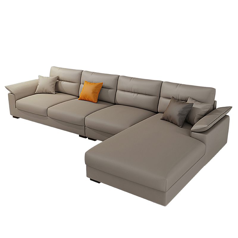 Contemporary L-Shape Sofa Furniture Sectionals for Four People