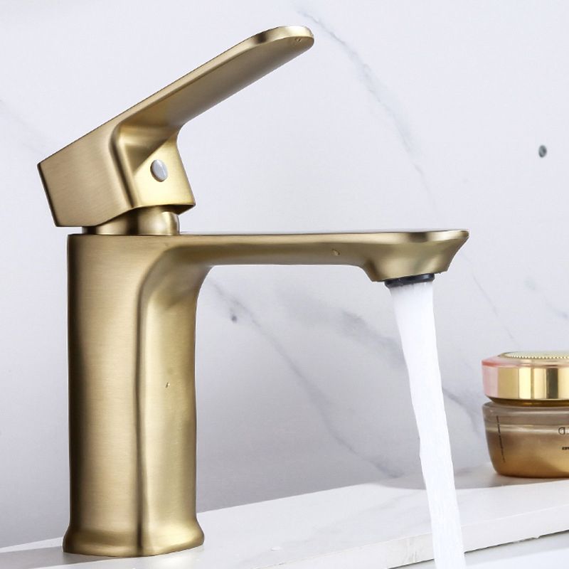 Modern Sink Faucet Pure Color Copper Vessel Sink Faucet for Bathroom