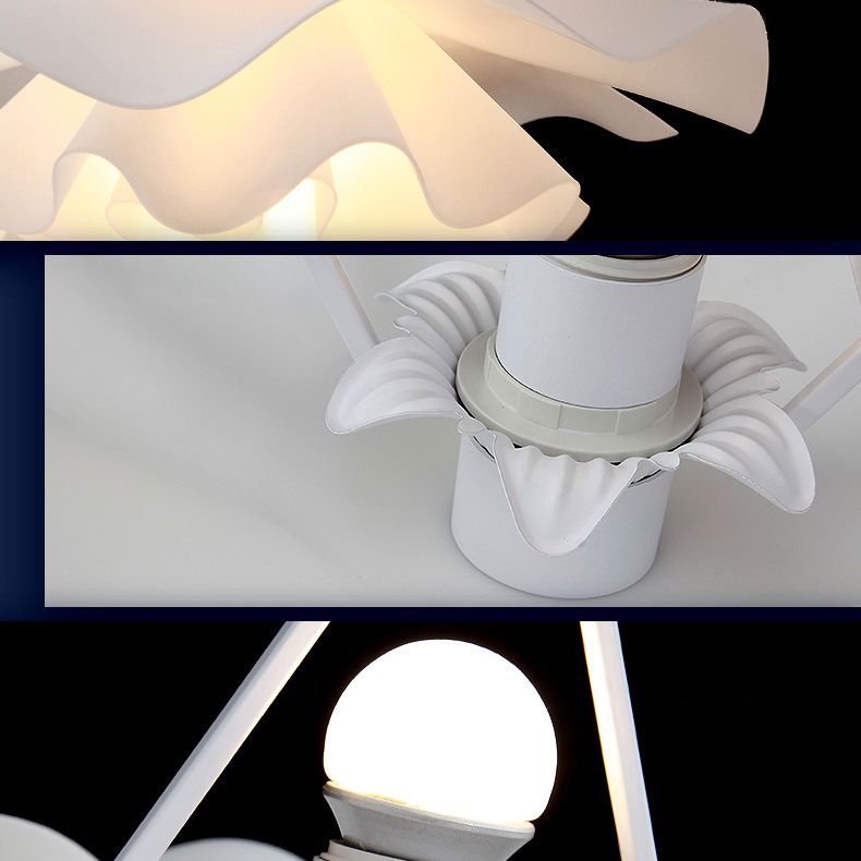 Nordic Style Flower Pendant Ceiling Light Acrylic Up and Down Lighting Hanging Light for Bedroom