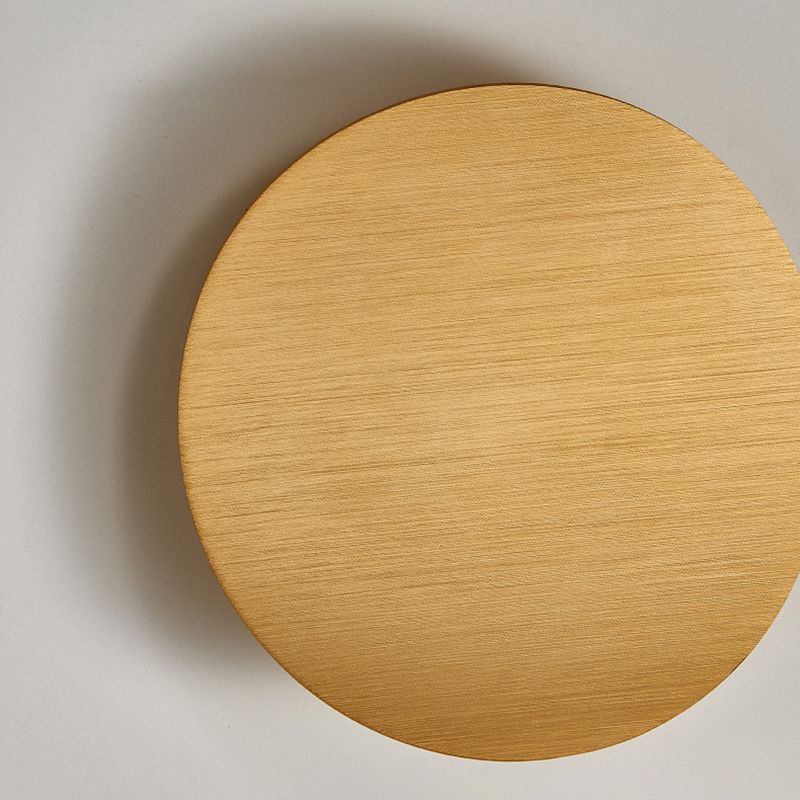 Metal Oval Shape Wall Sconce Modern Style 1- Light Wall Mount Lighting