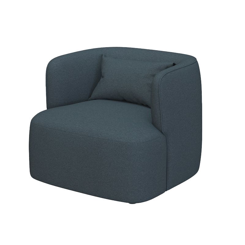 Nordic Arms Included with Pillow Fixed Back Living Room Accent Armchair