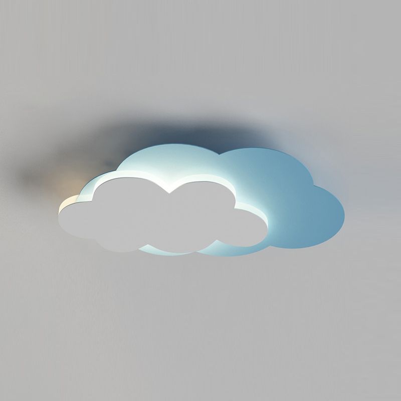 Forma unica a parete leggera in stile metallo 1 metallo a parete leggera in blu