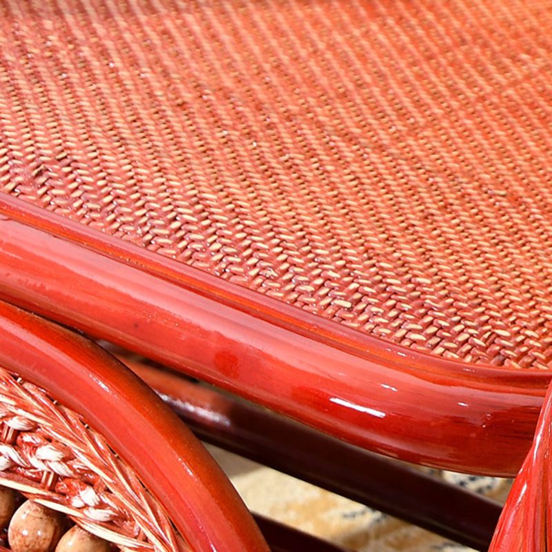 Modern Rocker Chair Pure Color Wooden Rocking Chair for Living Room