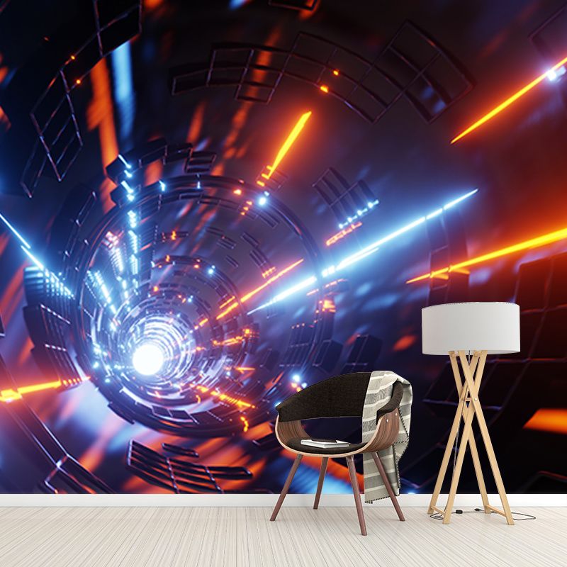 3D Vision Photography Mildew Resistant Wallpaper Environmental Sleeping Room Wall Mural