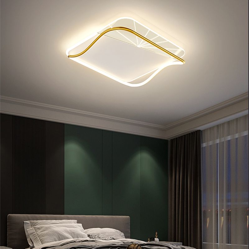 Éclairage de la bouffée de vidange Geometric Flush Mount Light Flush-Mount Light Fixture