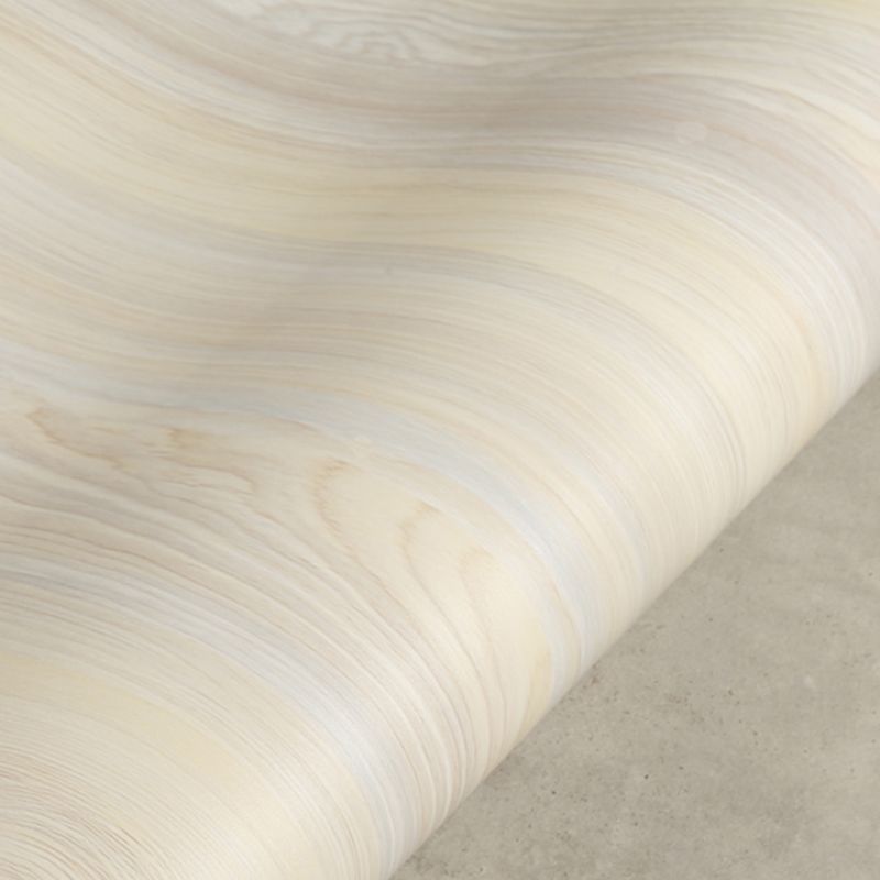 Pastel Color Faux Wood Wallpaper Roll Self Sticking Wall Covering for Living Room