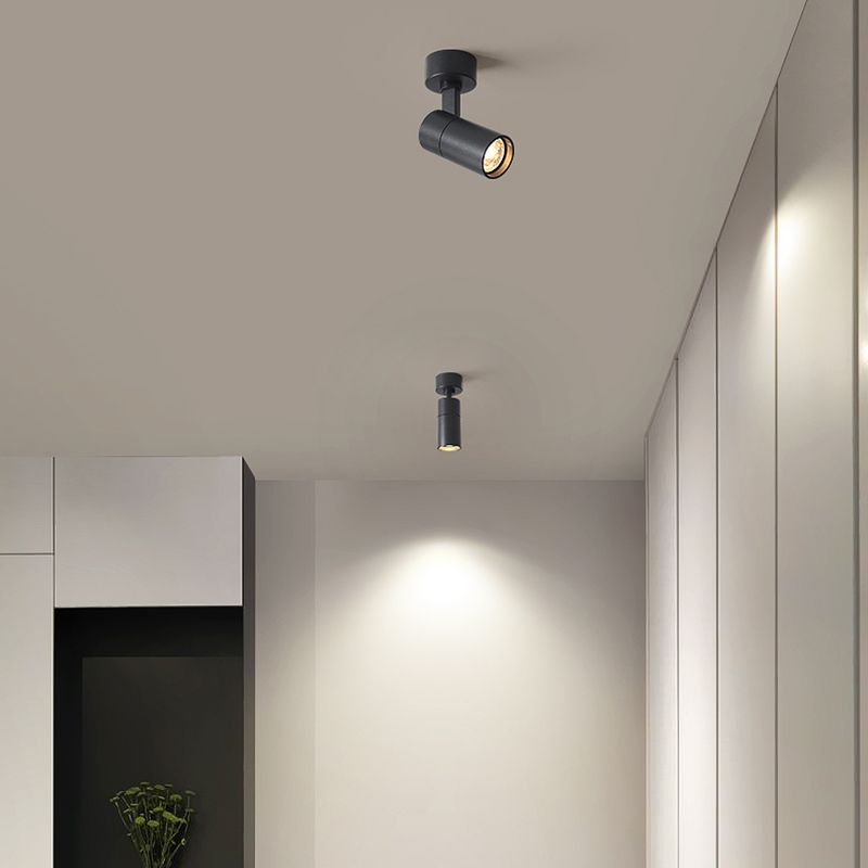 Cilindrische plafondlamp Inbouwlamp Moderne halfverzonken plafondlamp met metalen kap