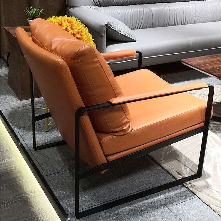 Upholstered Lounge Chair Arms Included Chair for Living Room