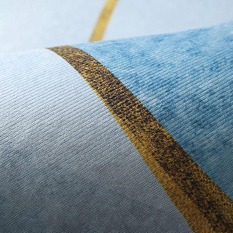 Gray Magnificent Rug Polyester Graphic Indoor Rug Washable Rug for Sitting Room