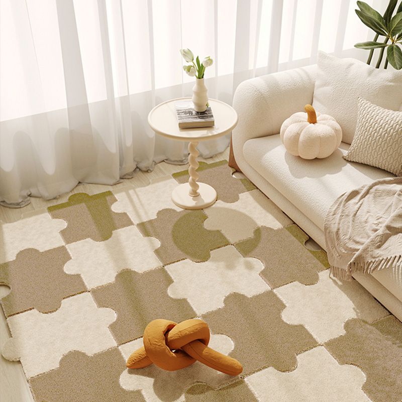 Modern Loose Lay Carpet Tile Solid Color Non-Skid Carpet Floor Tile