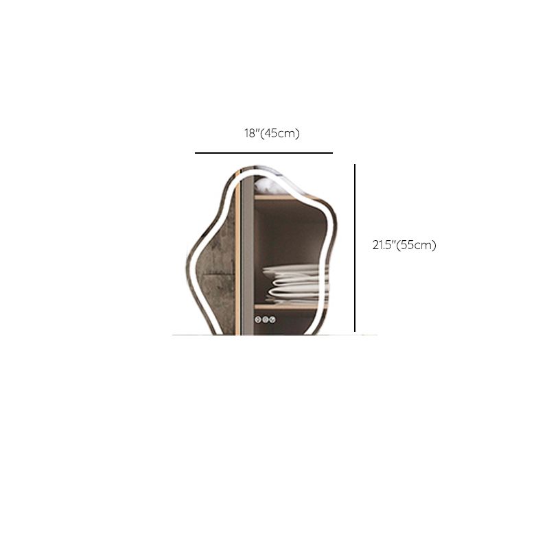 Standing Grey Makeup Vanity Desk Bedroom Vanity Dressing Table Set