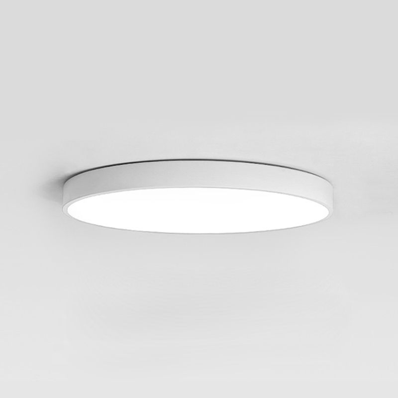 Luminaires de plafond encastrés de simplicité de lumière montée au plafond à LED ronde