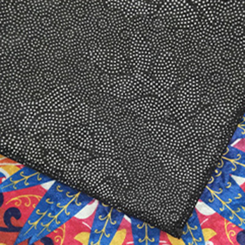 Shabby Chic Black Tone Area Rug Polyester Carpet Stain Resistant Carpet for Living Room