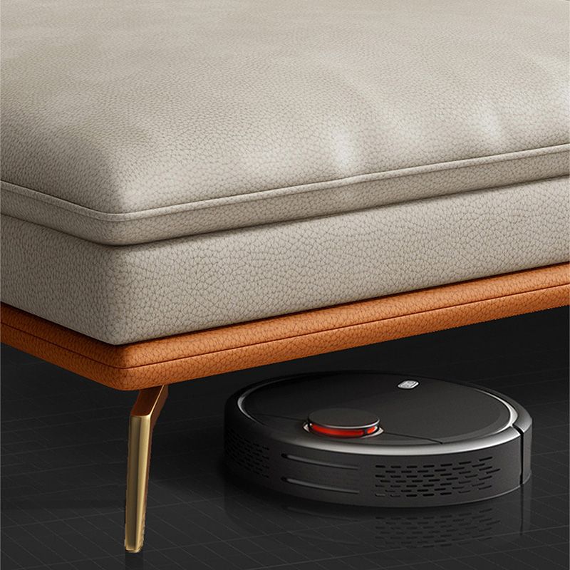 Faux leather Removable Cushions Pillow Top Arm Sofa and Sectional with Slipcovere