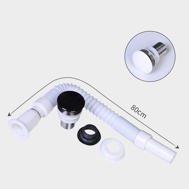 Modern Bathroom Sink with Single Faucet Hole Porcelain Oval-Shape Vessel Bathroom Sink