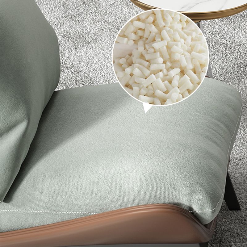 Velvet Armless Chair Pillow Back Chair for Living Room, 30.70" Wide