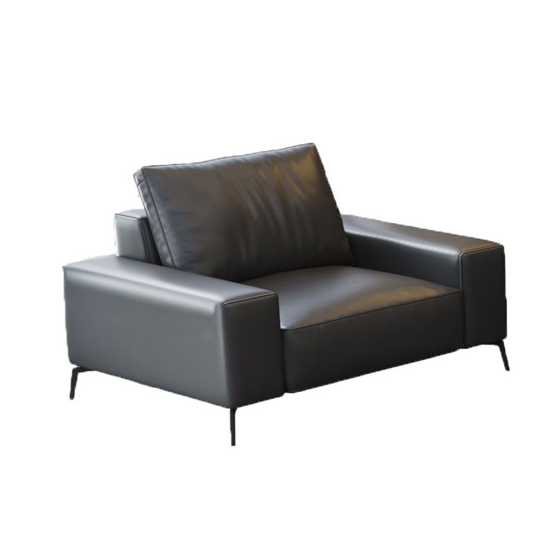 Dark Gray Removable Cushions Square Arm Sofa/Sectional for Living Room