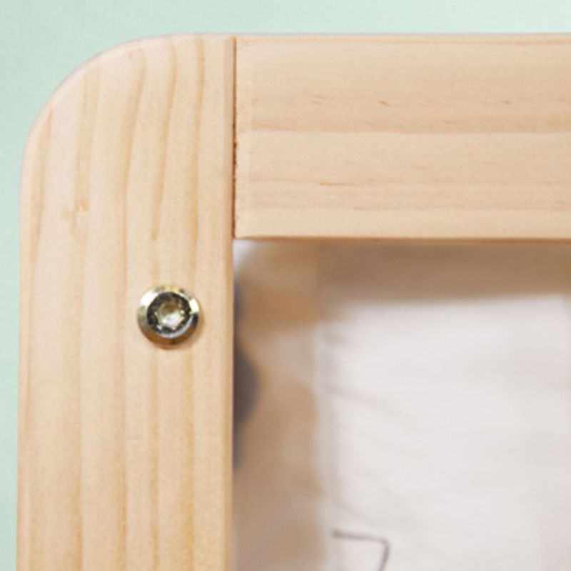 Solid Wood Baby Changing Table Flat Top with Storage Shelf for 0-1 Years Old