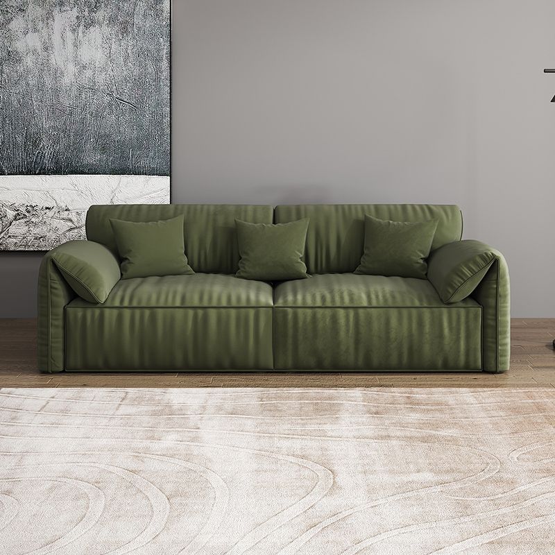 Velvet Sofa 37.40" D x 31.49" H Pillow Top Arm Sofa for Living Room