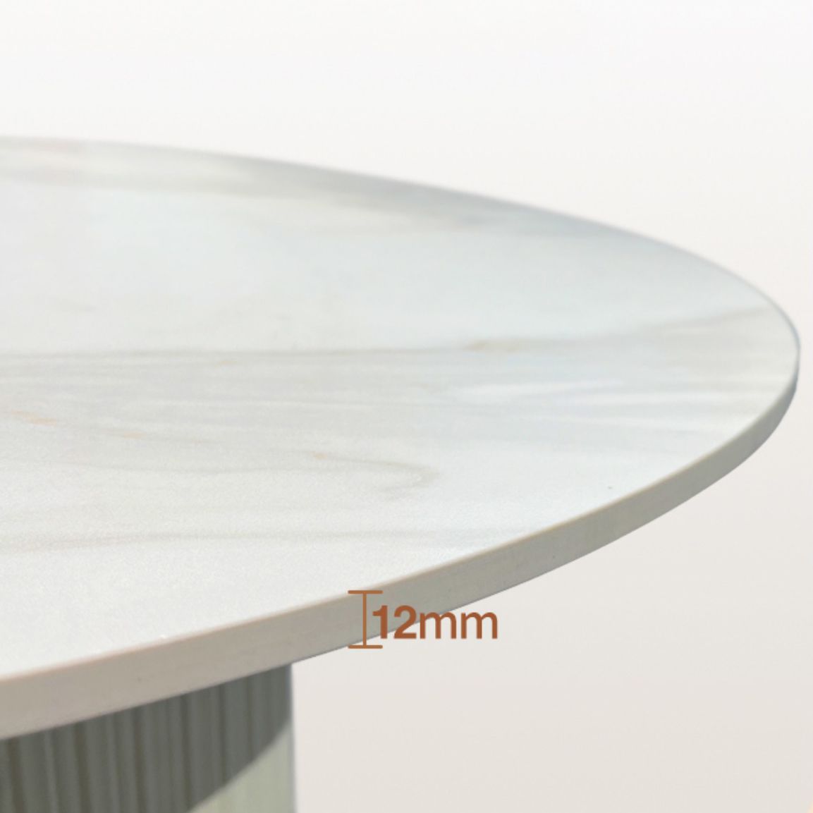 White Double Pedestal Dining Table Modern Stone Top Dining Table
