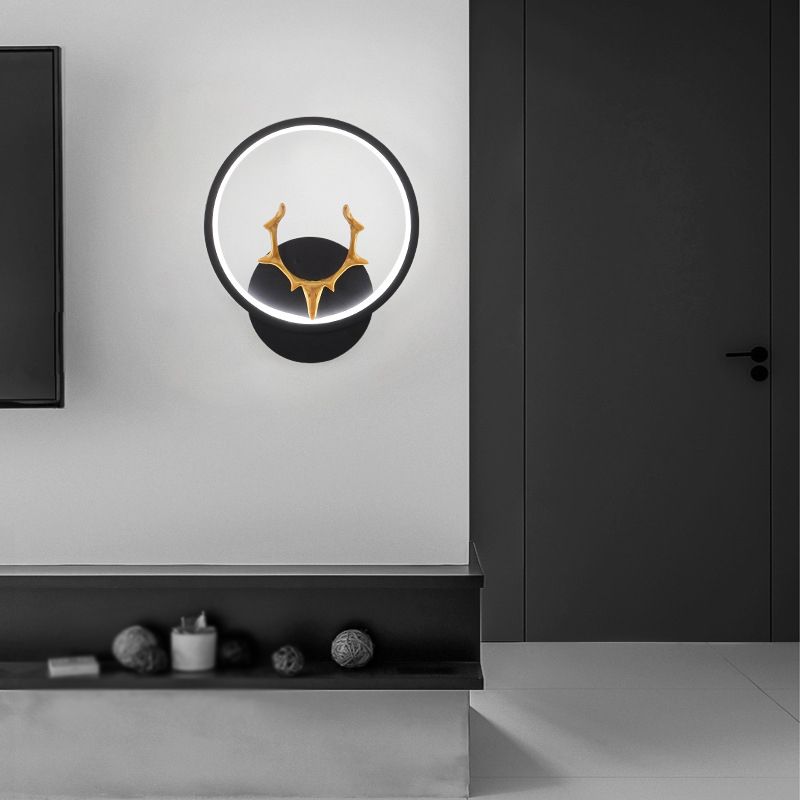 1 Light Unique Shape Wall Mounted Light Modern Sconce Light Fixture for Living Room