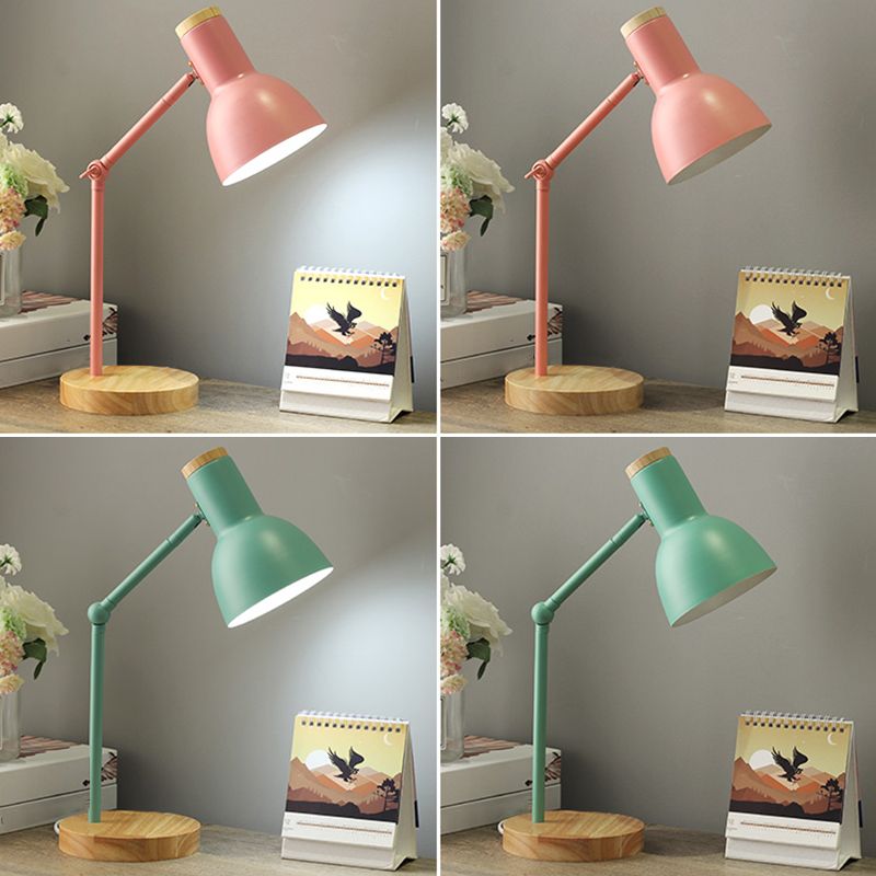 Lampada da tavolo da tavolo a forma di campana in stile contemporaneo
