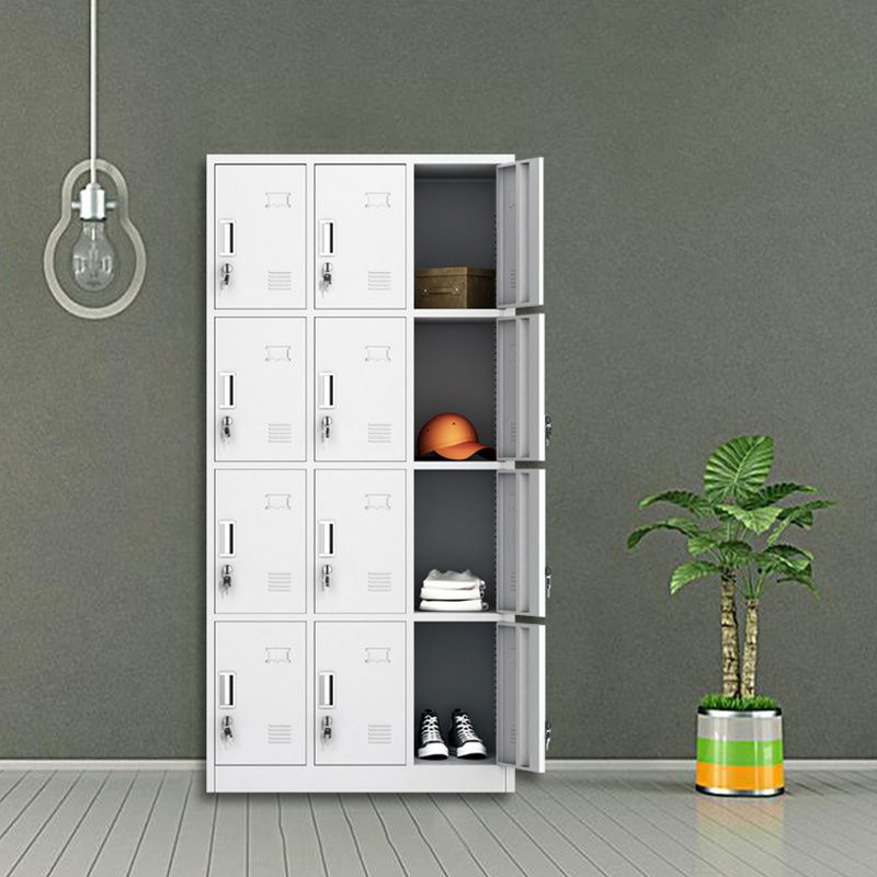 Hinged Door Storage Cabinet for Home Contemporary Metal Cabinet