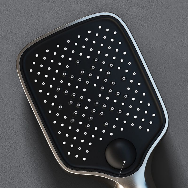 Contemporary Gray Wall Mounted Shower System with Slide Bar Included