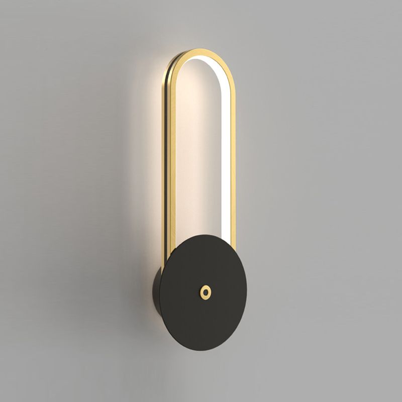 Minimalism Geometric Wall Light Sconce Metal 1 Light Wall Mounted Light
