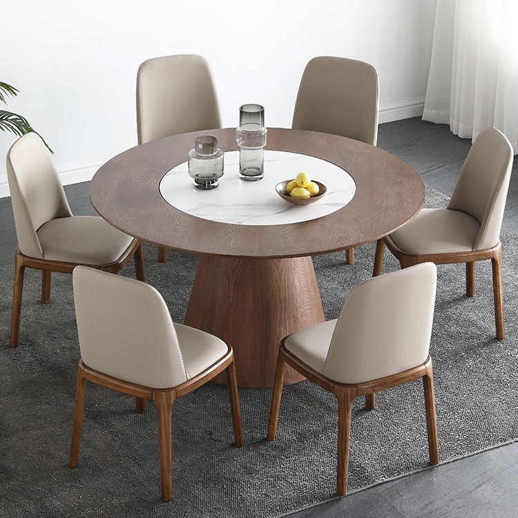 Modern 1/4/5/7 Pieces Dining Sintered Stone Dining Table Set with Wood Base for Home