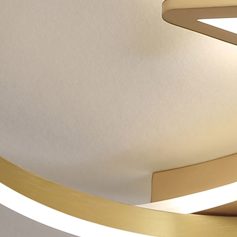 Moon And Star Flush Mount Ceiling Light Contemporary Acrylic Ceiling Mount Light Fixture for Children Bedroom