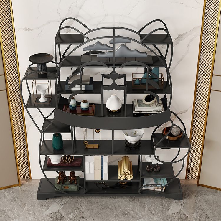 Glam Shelves Included Bookcase Standard Open Back Metal Bookshelf