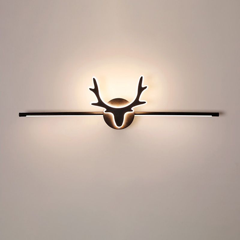 Antlers LED Mirror Front Light Modern Simple Vanity Light with Acrylic Shade for Bathroom