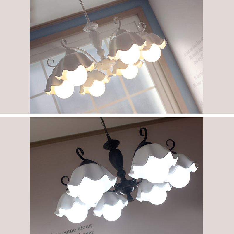 Cerámica contemporánea Luz de colgante de techo Sputnik Luz colgante de colgantes para dormitorio