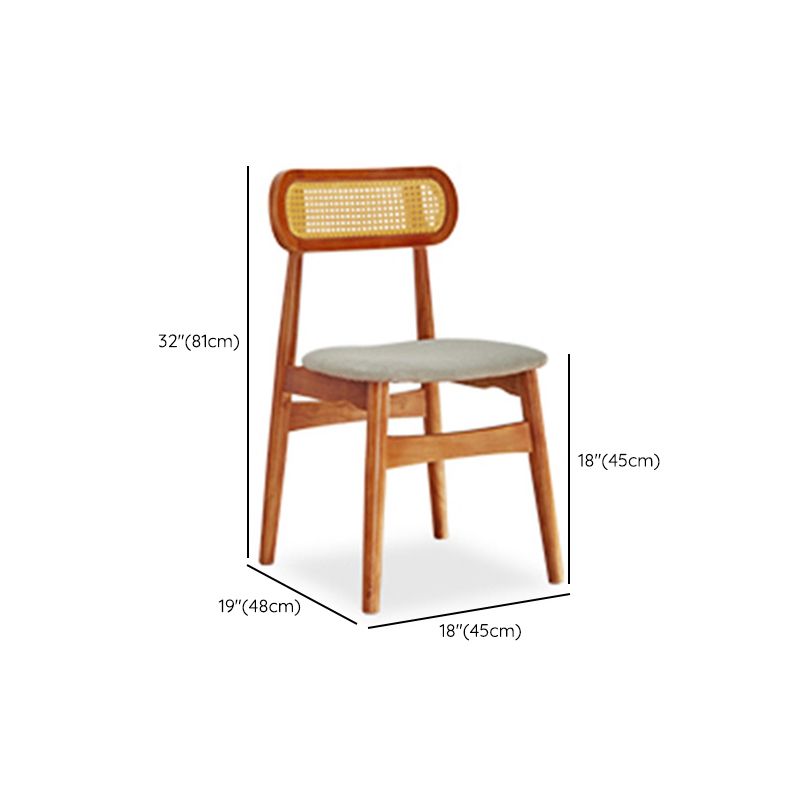 Rubberwood Solid Wood Dining Table Set 1/5 Pieces Dining Set for Kitchen