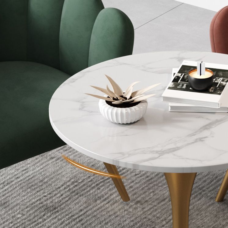 1/5 Pieces Dining Set Modern Style Faux Marble Dining Table Set for Home Use