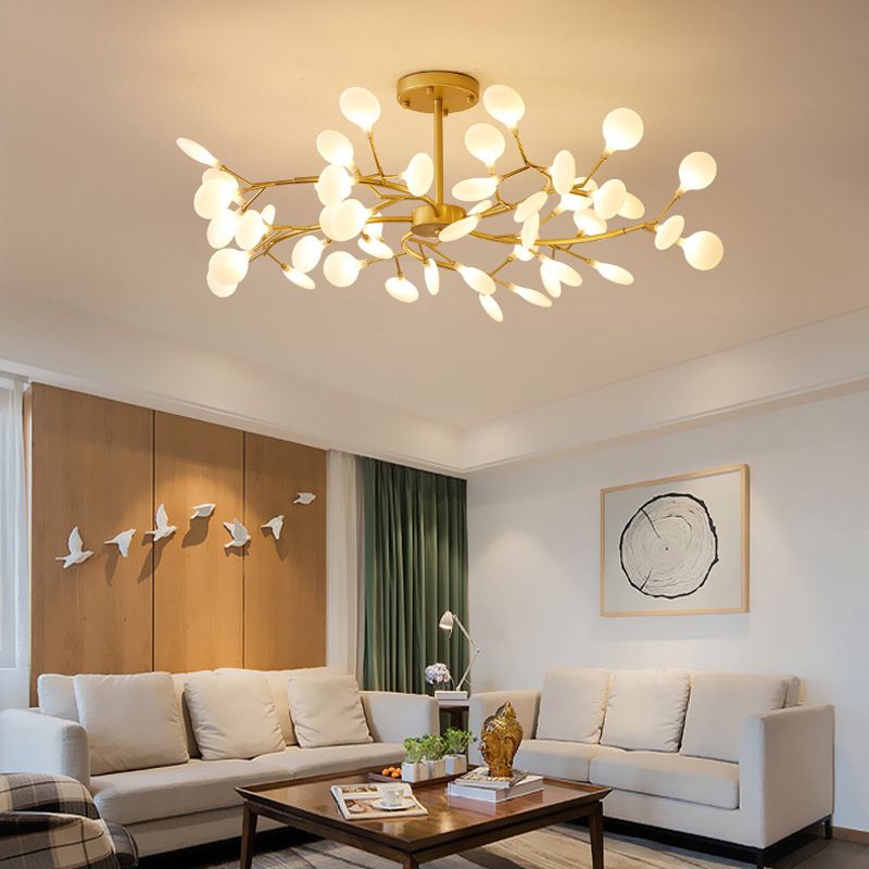 Lampadari contemporanei rotondi lampadario illuminazione metallo lampadario