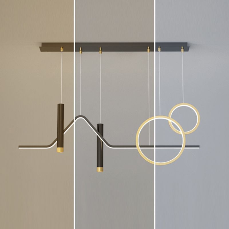 Moderne Style Island Leicht Einfaches hängende Lampenvorrichtung für Küchen -Esszimmer