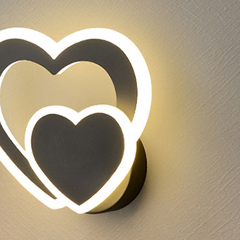 Luci da parete a forma di geometria Luci da monte in metallo per bambini per camera da letto