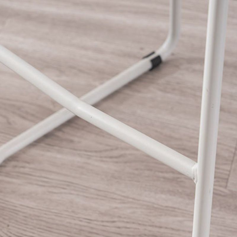 Modern Backrest Counter Stool Iron Cafe Bar Stool with Acrylic Seat