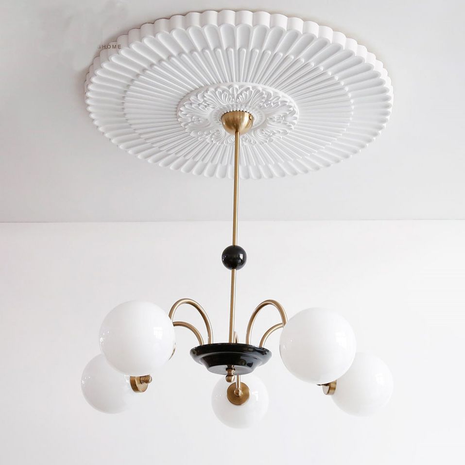 Modern Dining Room Lighting Glass Chandelier Light Fixtures Cafe Restaurant Hanging Chandelier