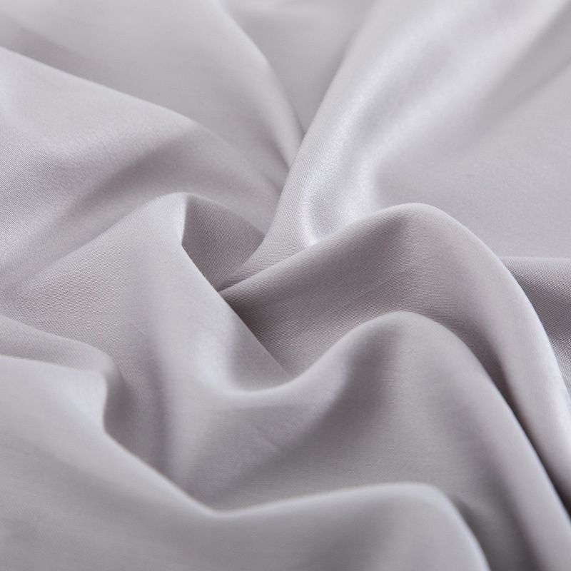 Cotton Soft Bed Sheet Solid Color Wrinkle Resistant Breathable Sheet Set