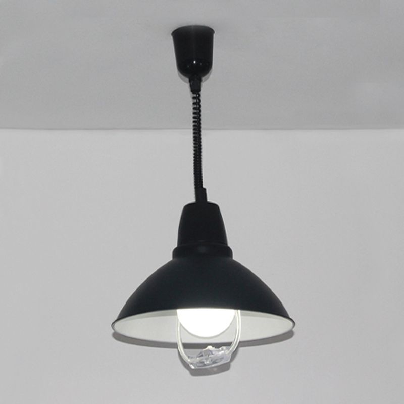 Postmodern Style Bowl Shape Hanging Light Metal 1 Light Pendant Lights for Dining Room