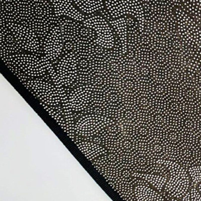 Modern Living Room Area Rug Blue Geometric Pattern Area Carpet Polyester Anti-Slip Rug