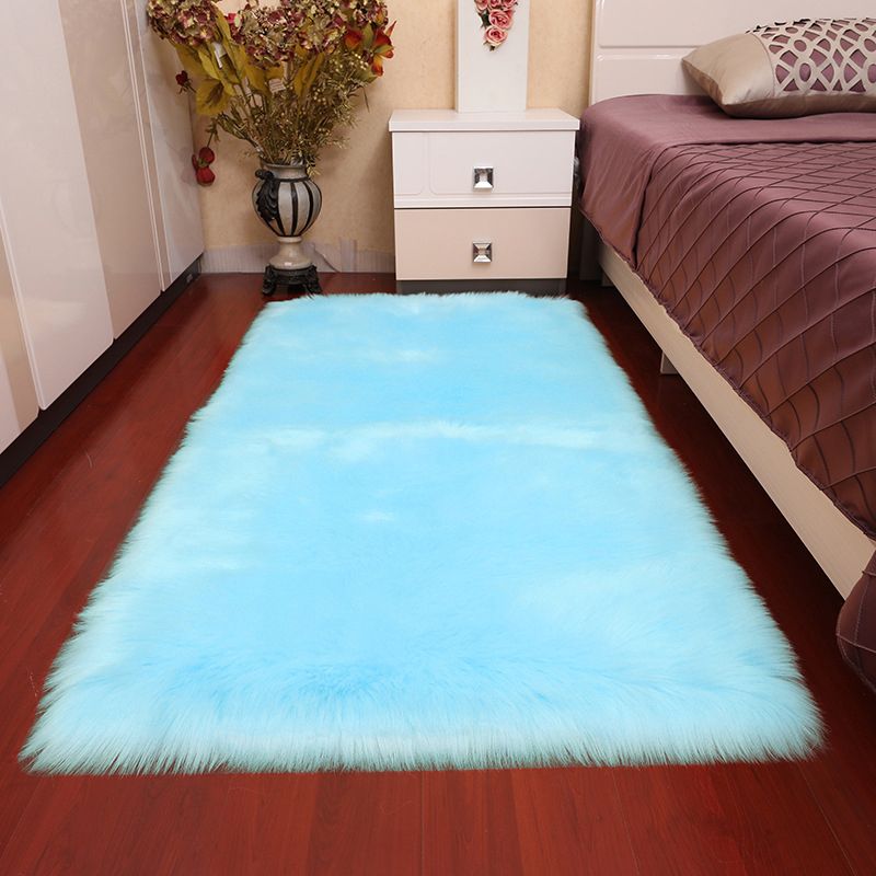 Fashionable Minimalist Rug Multi Colored Plain Rug Stain Resistant Pet Friendly Carpet for Bedroom