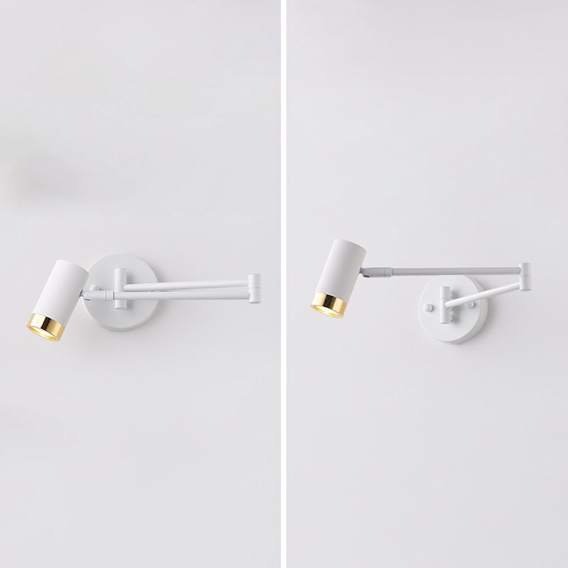 Fissature a parete in alluminio a doppio braccio Fissature a parete moderna a 1 luce Luci da parete per soggiorno per soggiorno