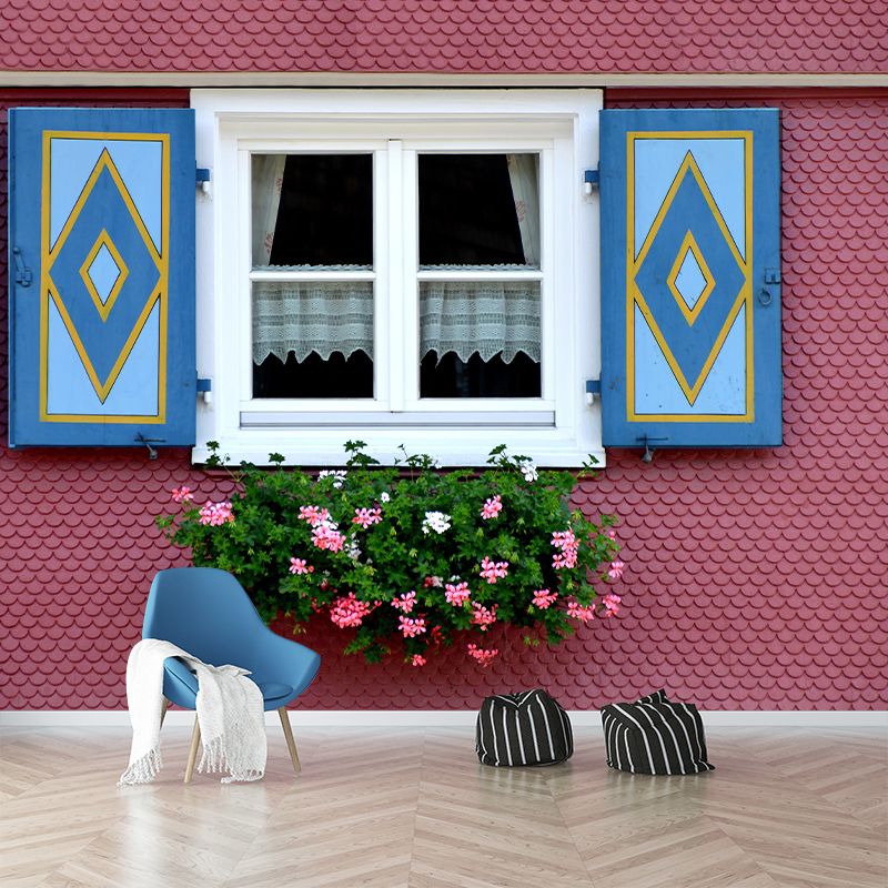 Construction Mural Modern Style Stain Resistant Decorative Wall Art for Home