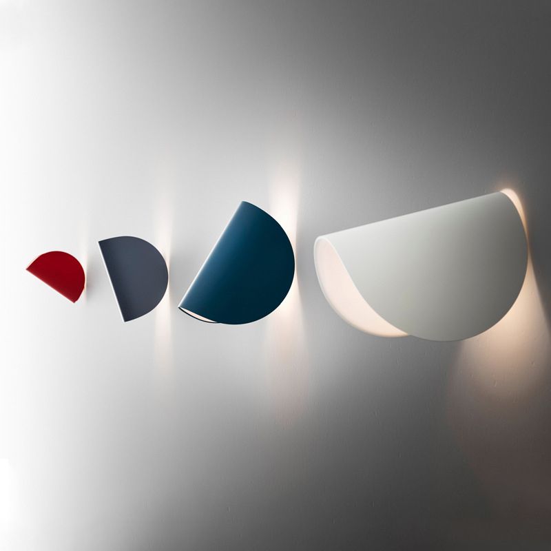 Modern Colorful Wall Mount Lighting Minimalist Metallic LED Wall Sconce