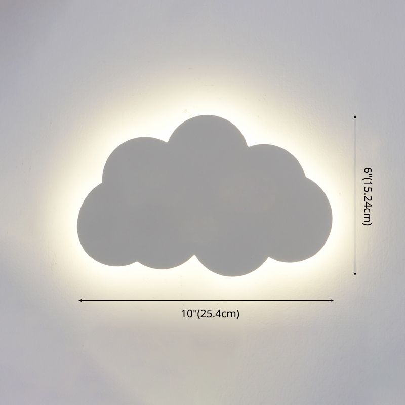 Cloud Sconce Light Fixture Nordic Style Metal LED Wall Lighting Fixture for Bedroom