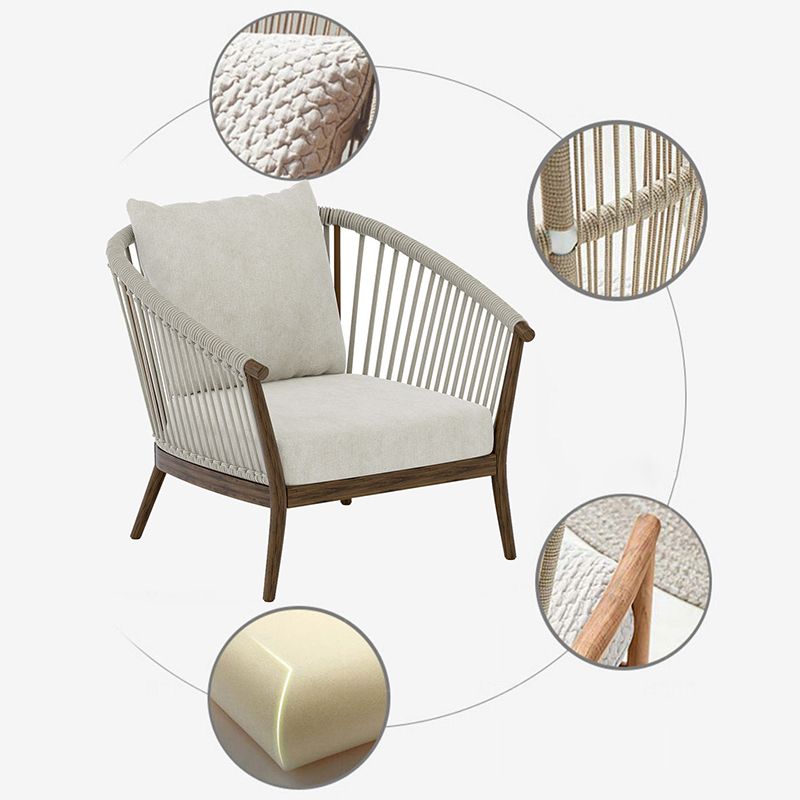 Boho Style Stone Dining Set 1/5/8 Pieces Rectangular Dining Table Set for Outdoor